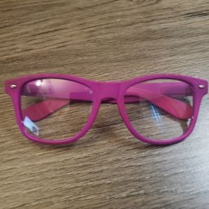 Fuchsia Fashion Glasses